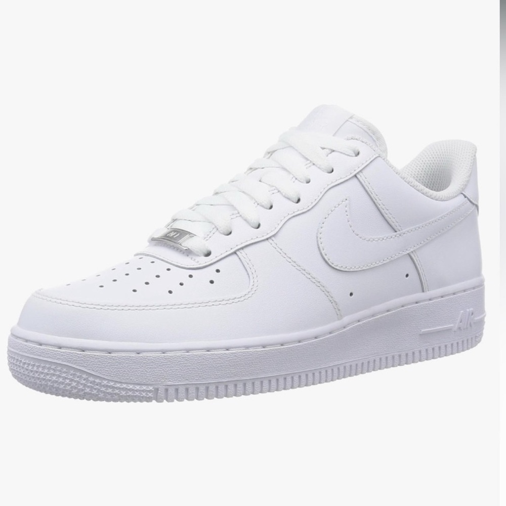 Nike All-White Air Force 1 Sneakers